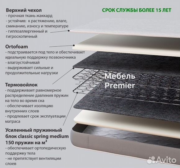 Матрас новый