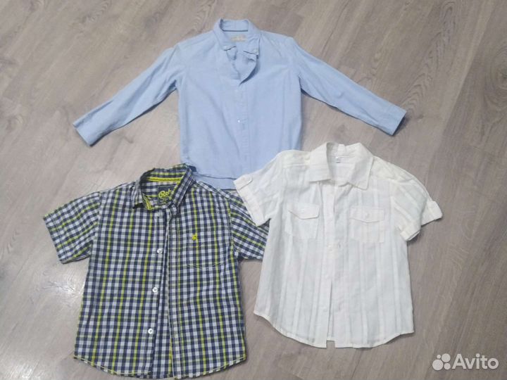 Рубашки для мальчика, 110-116; 122-128