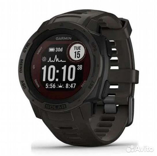Часы Garmin instinct solar graphite