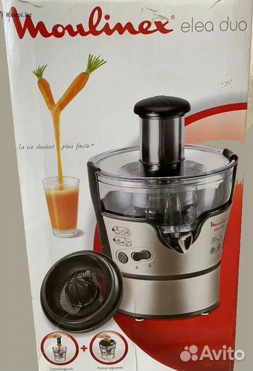 Новая соковыжималка Moulinex Elea Duo