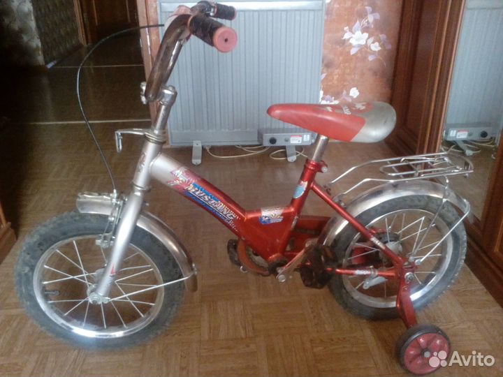 Велосипед мustang детский,3х кол-й,14*2.125