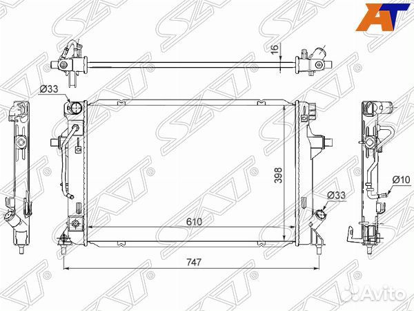 Радиатор KIA ceed