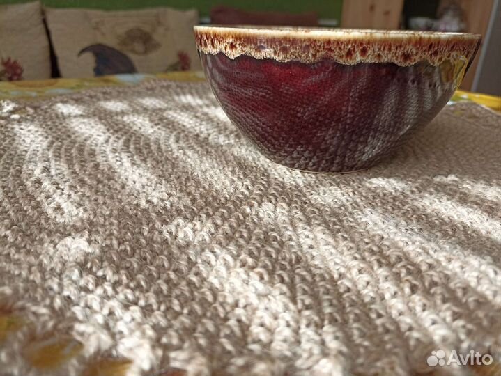 Плошка керамическая новая и стопочки керамика