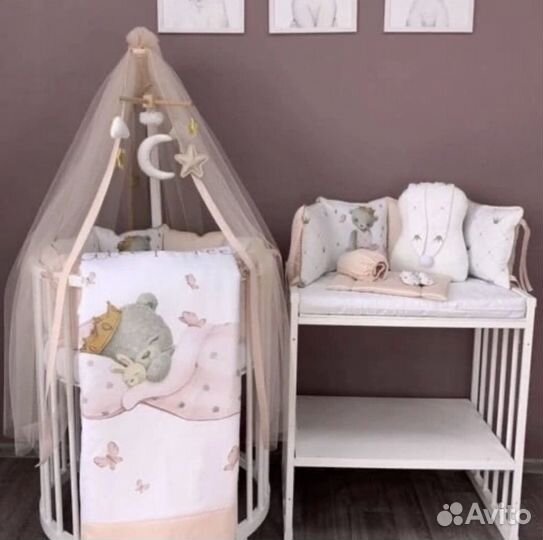 Комплект в детскую кроватку,бортики