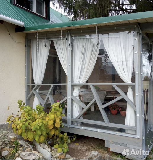 Окна мягкие на беседку, веранду