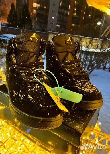 Кроссовки Nike Air Jordan тёплые (Арт.73059)