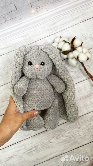 Вязанный зайка