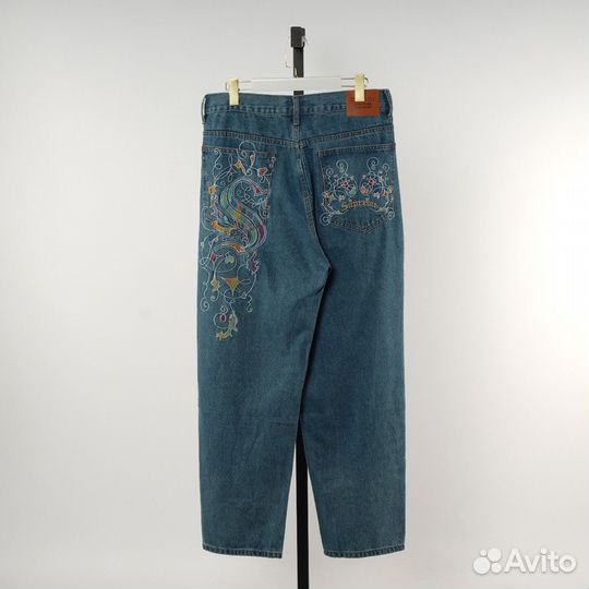 Джинсы supreme x coogi синие