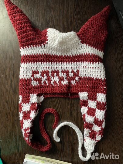 Шапка с ушами crazy