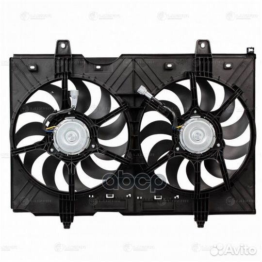 Э/вентиляторы охл. с кожухом (2 вент.) для а/м