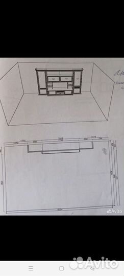Стенка гостиная бу