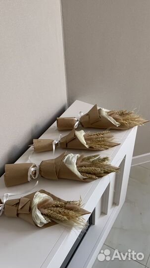 Букет-комплимент из сухоцветов