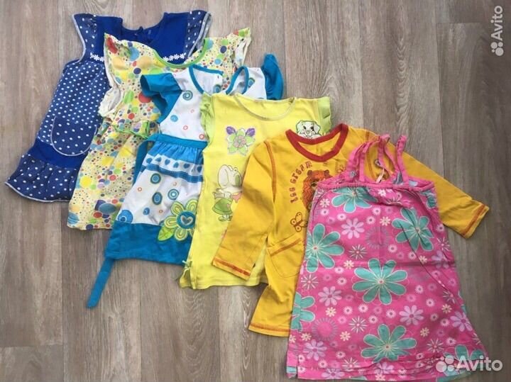 Одежда девочке пакетом 86-98