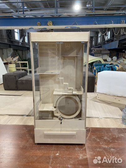 Клетка витрина для шиншиллы