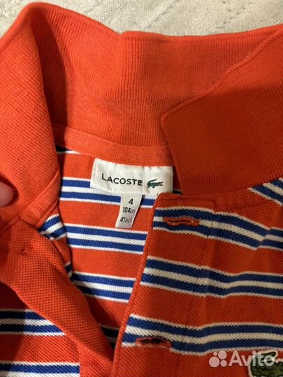 Lacoste polo детское