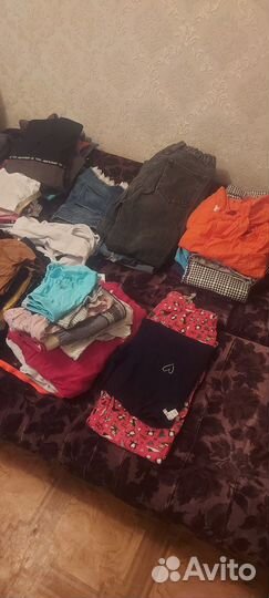 Отдам вещи 44р детские вещи5-6 л,игры