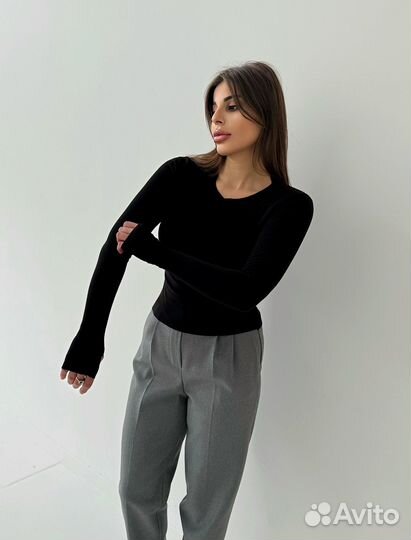 Лонгслив женский из кашемира