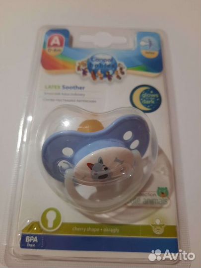 Соска-пустышка латексная 0-6m