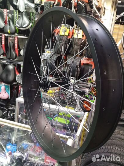 Сборка колес для фэтбайков 20,24,26 дюймов