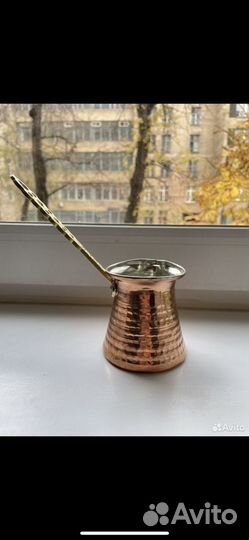 Турка для кофе медная