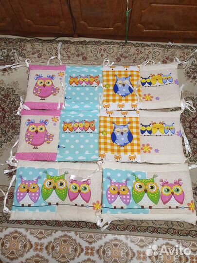 Бортики в кроватку