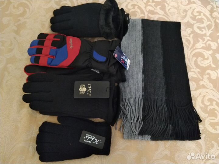 Перчатки мужские тёплые