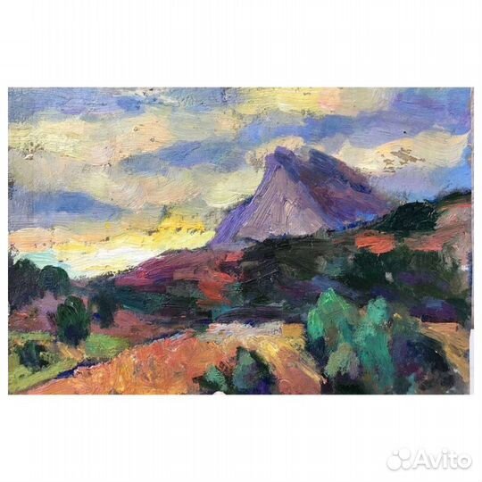 Крымский этюд маслом, 