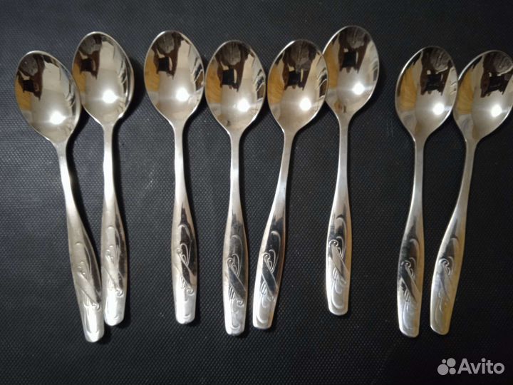 Ложки, вилки, ножи нерж, мельхиор СССР