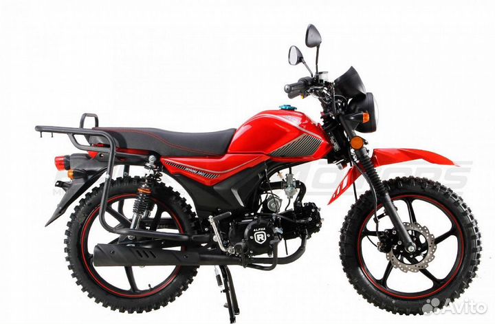 Rockot alpha offroad M-11 LUX+(LED,красный глянц.)