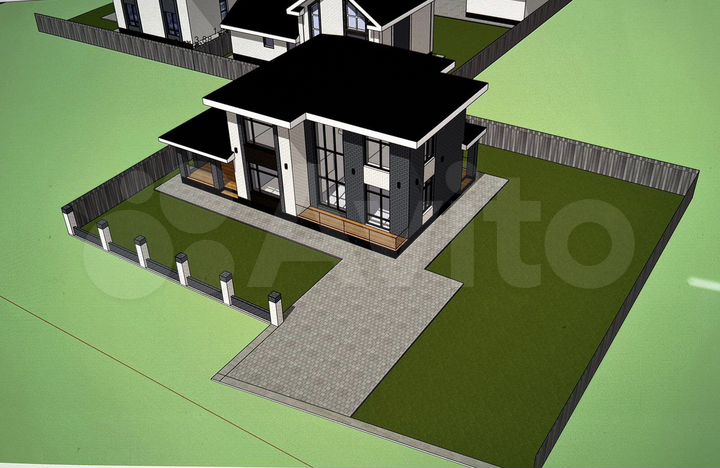 Дом 182 м² на участке 8 сот.