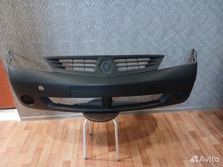 Бампер передний renault logan 1