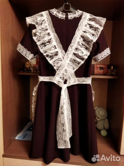 Школьный фартук и платье