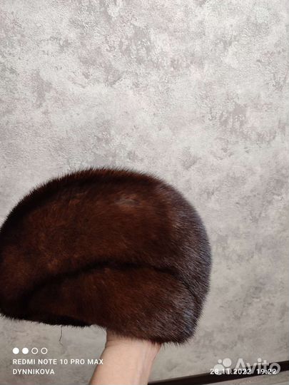 Шапка норковая