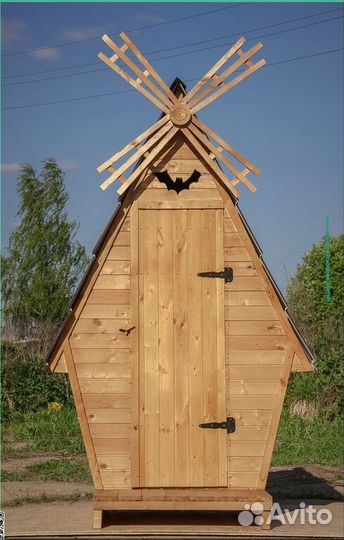 Уличный туалет деревянный TVP575