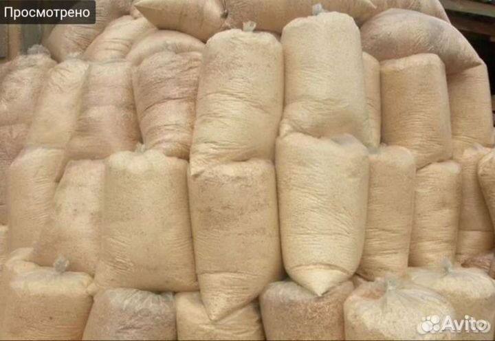 Сено в тюках Опилки россыпью Мешки