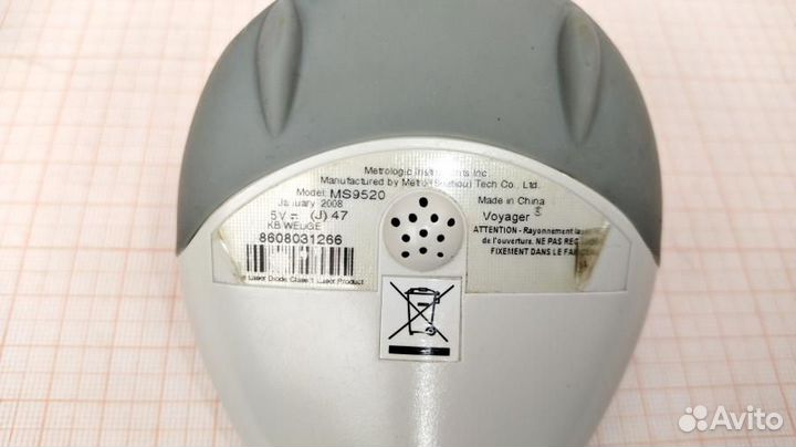 Сканер штрих-кода Metrologic MS9520 KWB, б/у