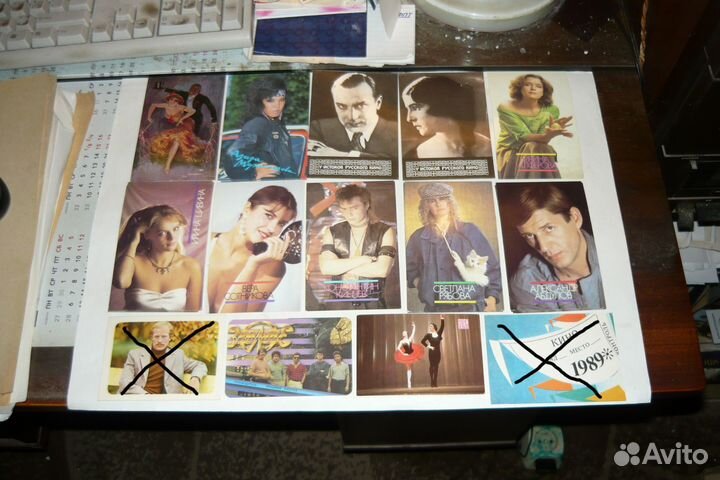 Карманные календарики «Артисты»