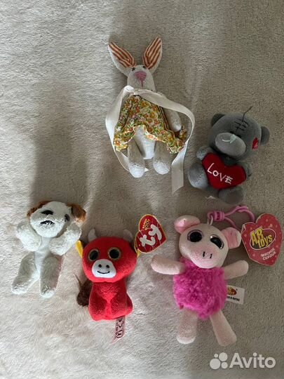 Мягкие игрушки разные новые бу