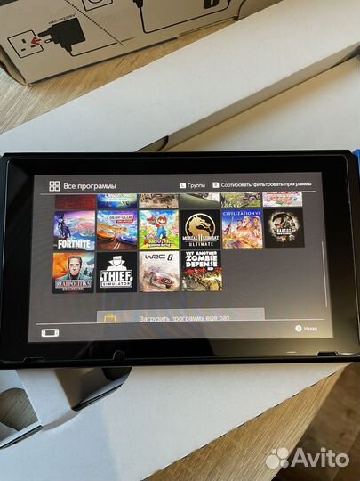 Nintendo switch rev 2 + игры