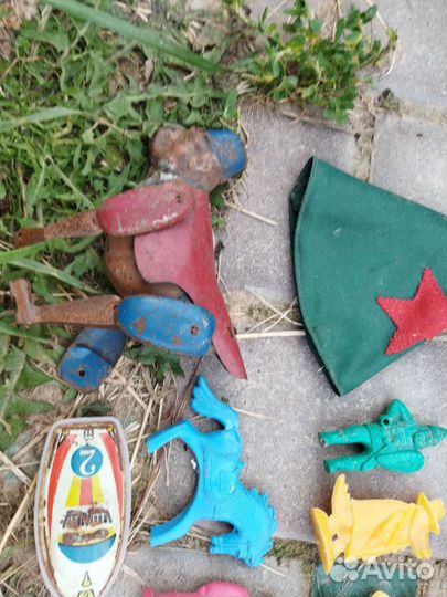 Игрушки солдатики резина и др детские СССР