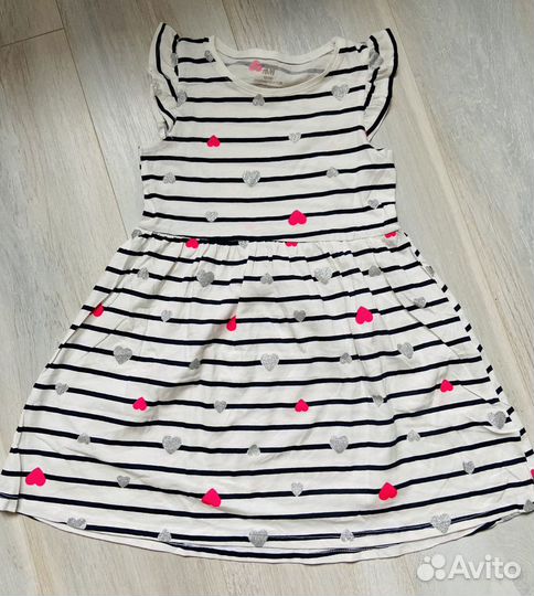Платье для девочки hm 110 116 новое цена за 1 шт