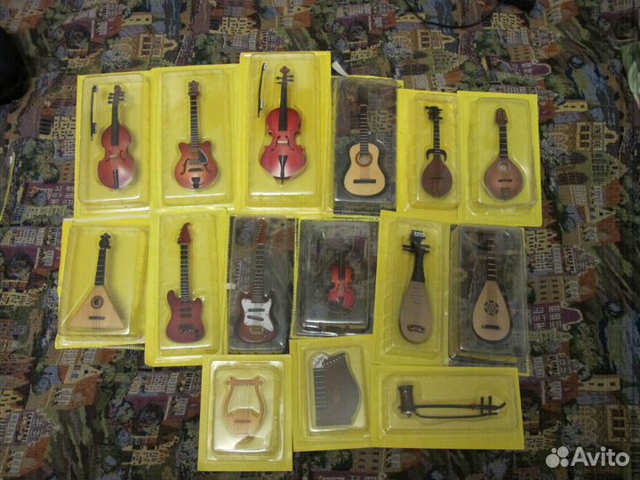 Коллекция моделей музыкальных инструментов