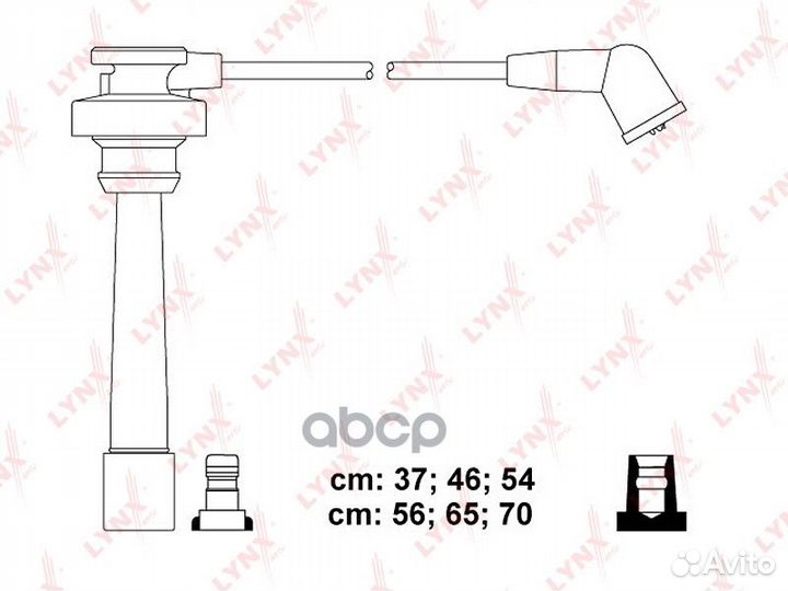 Комплект высоковольтных проводов (класс F) SPC5