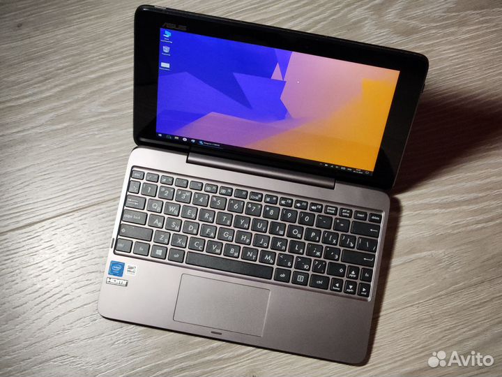 Планшет трансформер Asus t100ha, windows 10