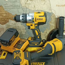 Набор 2в1 Шуруповерт и ушм Dewalt