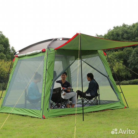 Шатер с сеткой и стенами + Пол ш/д/в 3х3х2,2