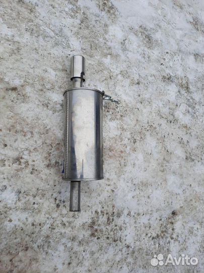 Renault duster глушитель 3 часть