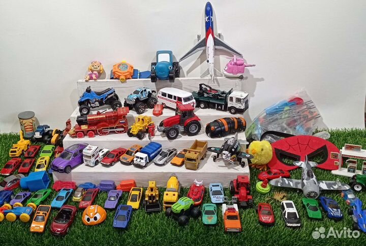 Много машинок пакетом, игрушки для мальчика