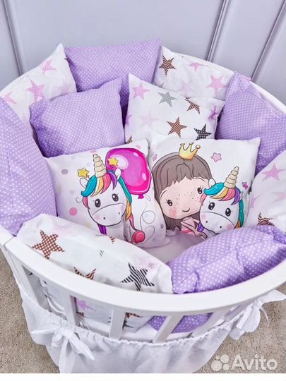 Бортики в детскую кроватку