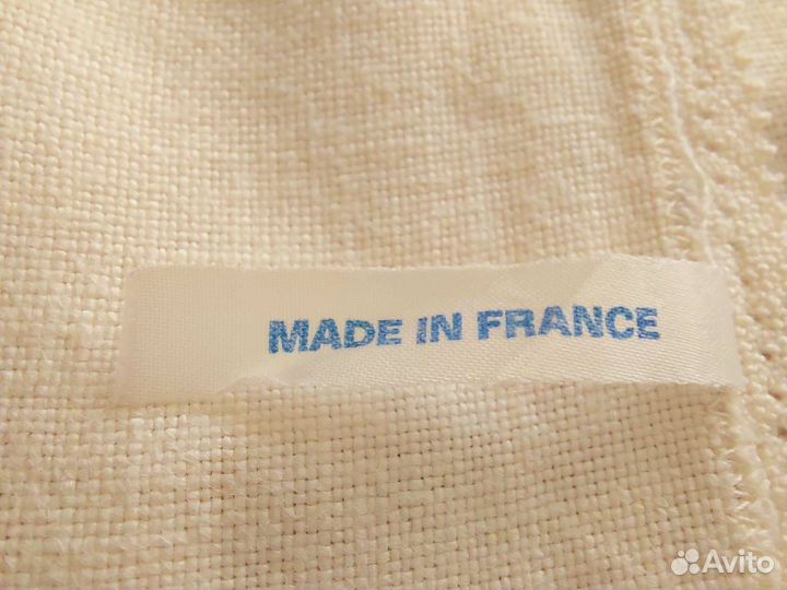 Скатерть чайная винтаж Франция лен